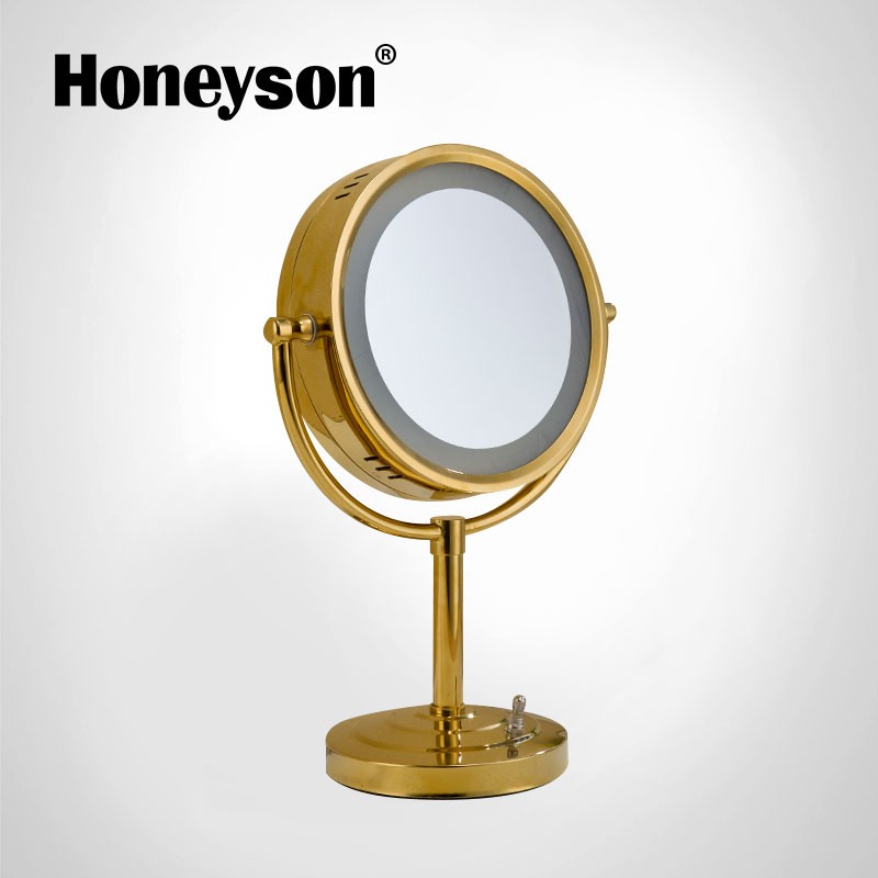 Honeyson 2017 hotel sun shaped magnifying bathroom mirror